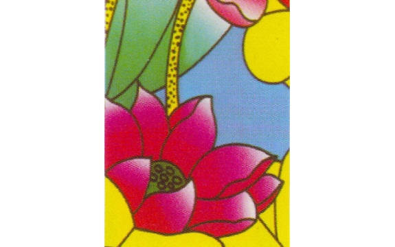 Витражная пленка Color Decor 9015 самоклеющаяся, 45 × 800 см