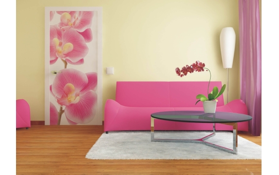 Фотообои AG Design 0027 FT Розовая Орхидея, 90 × 202 см, 1 лист №1