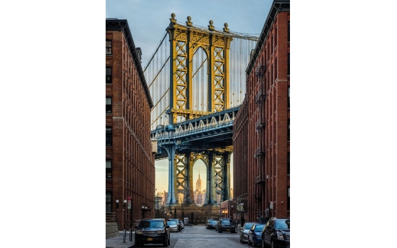 Фотообои Komar XXL2-013 «Бруклин» (Brooklyn), 184 × 248 см, 2 листа