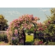 Фотообои Komar 8-936 «Розовый Сад» (Rose Garden), 368 × 254 см, 8 листов №1