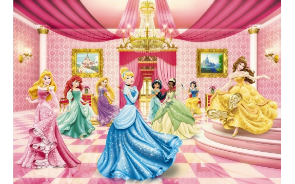 Фотообои Komar 8-476 «Принцессы на балу» (Princess Ballroom), 368 × 254 см, 8 листов