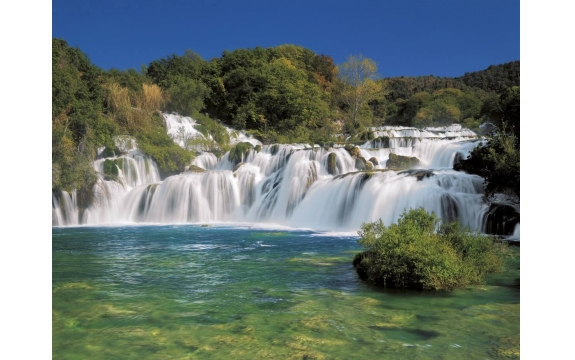 Фотообои Komar 8-312 «Водопады Крка-Фолс» (Krka Falls), 368 × 254 см, 8 листов