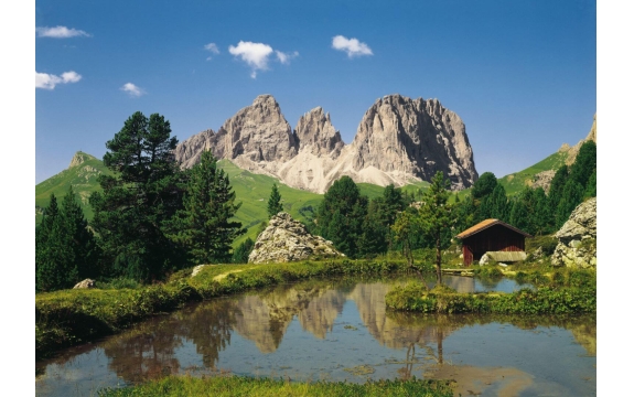 Фотообои Komar 8-9017 «Доломиты» (Dolomiten), 388 × 270 см, 8 листов