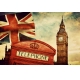Фотообои FTL-04-00018 Достопримечательности Лондона и английский флаг №1