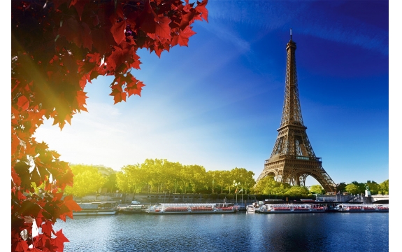 Фотообои FTL-04-00020 Эйфелева башня и осень в Париже