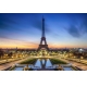 Фотообои FTL-04-00024 Вид на вечернюю Эйфелеву башню, город Париж №1