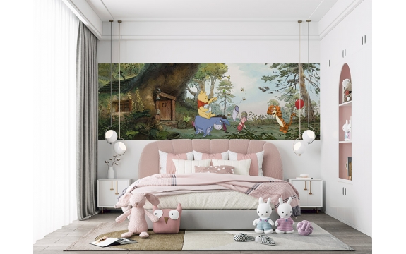Фотообои Komar 4-413 «Дом Винни Пуха» (Winnie Poohs House), 368 × 127 см, 4 листа №1