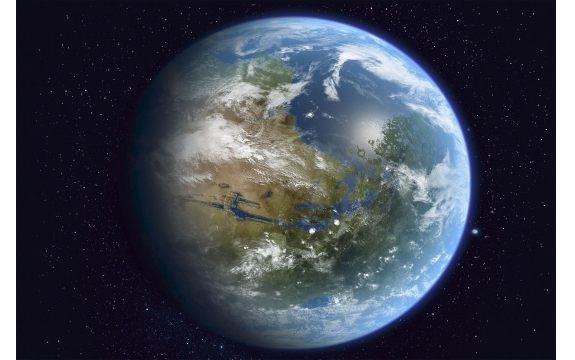 Фотообои FTL-15-00005 Планета Земля, вид из космоса