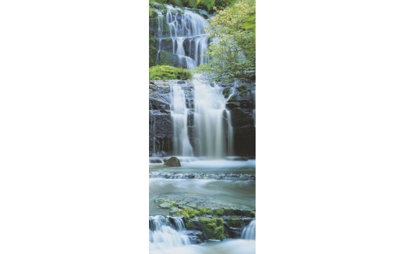 Фотообои Komar 2-1256 «Водопад Пура-Каунуи» (Pura Kaunui Falls), 92 × 220 см, 2 листа