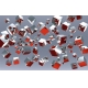 Фотообои MXL-00234 3Д Блестящие серые кубы с красным акцентом №1