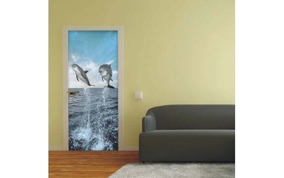 Фотообои Komar 2-1203 «Дельфины» (Dolphins), 97 × 220 см, 2 листа №1