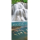 Фотообои FTV-01-00003 Рыбки у водопада в лесном озере №1