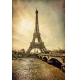 Фотообои FTP-2-04-00032 Эйфелева башня, Париж в винтажном стиле №1