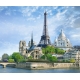 Фотообои FTX-04-00001 Эйфелева башня, Париж, Франция №1