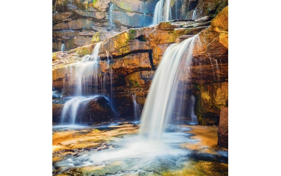 Фотообои FTK-01-00002 Водопад на камнях в горах