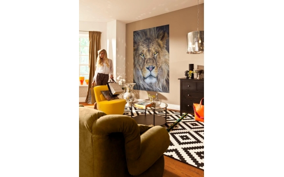 Фотообои Komar 1-619 «Лев» (Lion), 127 × 184 см, 1 лист №1