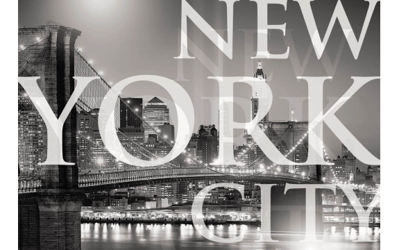 Фотообои Komar 1-614 «Город Нью Йорк» (New York City), 184 × 127 см, 1 лист