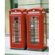 Фотообои FTVV-02-00013 Две телефонные будки на улице Лондона №1