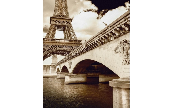 Фотообои FTVV-02-00018 Эйфелева башня в Париже, с перспективой