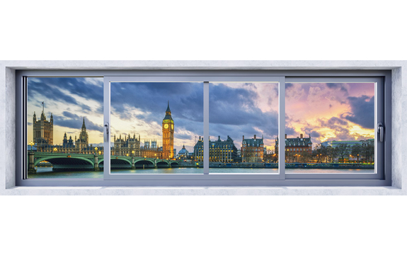 Фотообои MH-00004 Панорамный вид из окна на Лондон