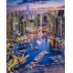 Фотообои FTVV-02-00027 Дубай, вечерний город с высоты №1