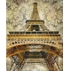 Фотообои FTVV-04-00026 Эйфелева башня под винтаж, Париж №1