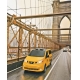 Фотообои FTVV-11-00001 Автомобиль на Бруклинском мосту в Нью-Йорке №1