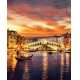 Фотообои FTVV-04-00008 Закат над Венецией, ночной город Италии №1