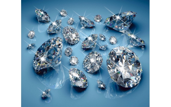 Фотообои 3D FTX-09-00016 Сияющие бриллианты