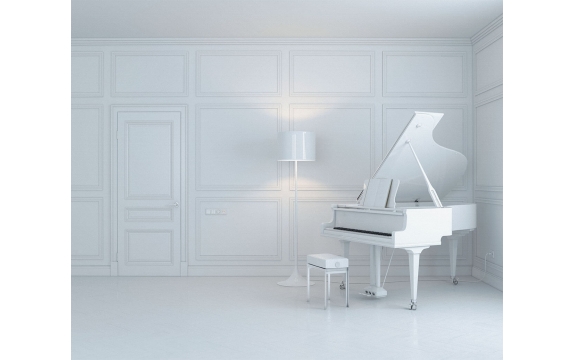 Фотообои 3D FTX-09-00017 Белый рояль