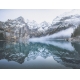 Фотообои FTP-4-01-00012 Озеро в заснеженных горах, зимняя природа №1