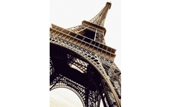 Фотообои FTP-2-04-00040 Эйфелева башня в Париже под сепию