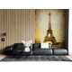 Фотообои FTP-2-04-00053 Эйфелева башня В Париже, в стиле винтажной фрески №2