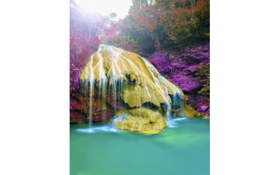 Фотообои FTVV-01-00019 Водопад в осенних красках