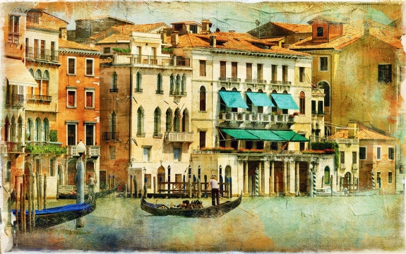 Фотообои FTXL-04-00011 Венецианские зарисовки, старая Италия