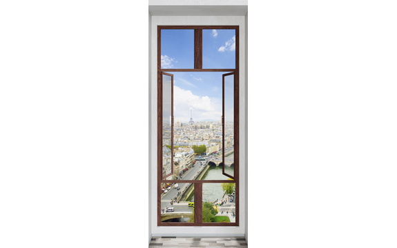 Фотообои MV-00007 Парижское окно