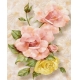 Фотообои 3D FTVV-09-00019 Мраморные розы, стереоскопические цветы №1