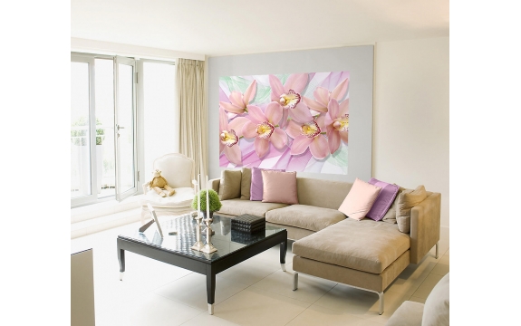 Фотообои Твоя Планета «Орхидеи», Премиум, 136 × 194 см, 4 листа №1