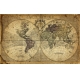 Фотообои FTXL-16-00005 Старая винтажная карта мира №1