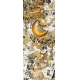 Фотообои FTV-12-00020 Золотая Луна на мраморе, абстрактный рисукнок №1