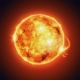 Фотообои FTK-15-00002 Яркое Солнце в космосе №1