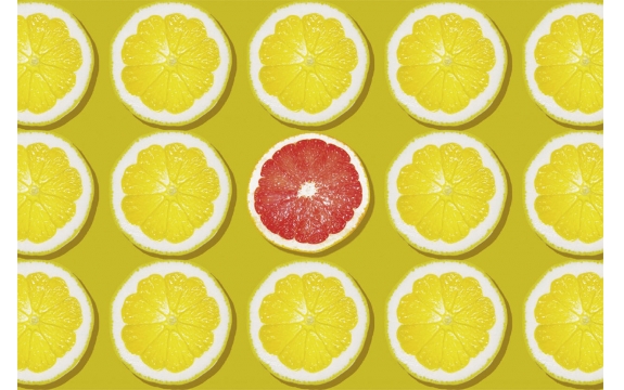 Фотообои 3D FTL-13-00005 Яркие лимоны на кухню