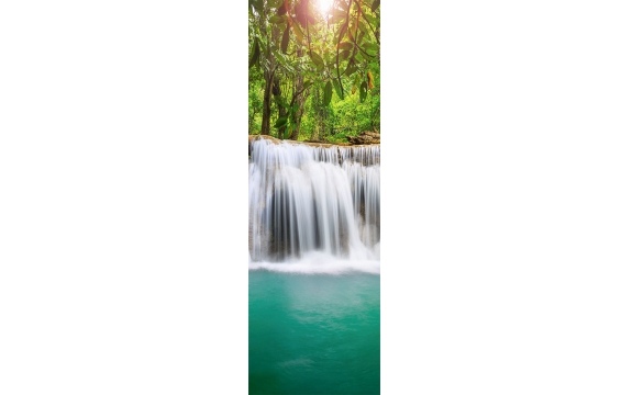 Фотообои FTP-1-01-00002 Водопад в джунглях у тропического озера