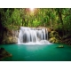 Фотообои FTP-4-01-00002 Водопад в джунглях, тропическое озеро №1