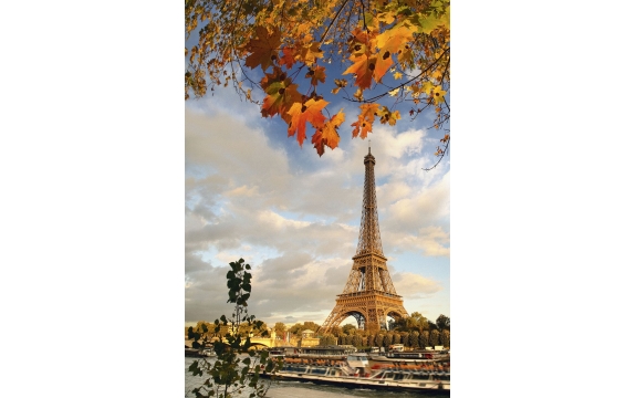 Фотообои FTP-2-02-00005 Осень в Париже, Эйфелева башня