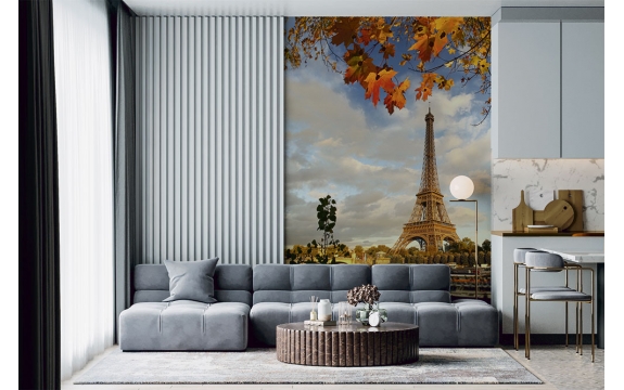 Фотообои FTP-2-02-00005 Осень в Париже, Эйфелева башня №1