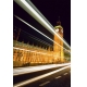 Фотообои FTP-2-02-00016 Лондон в лучах мчащихся машин, ночной город №1