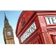 Фотообои FTP-5-02-00019 Символы Лондона: красная будка и Биг-Бен №1