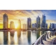 Фотообои FTXL-02-00018 Дубай на закате, небосребы современного города №1