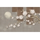 Фотообои 3D FTXL-09-00138 Стереоскопические цветы на ветке в китайском стиле №1